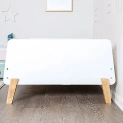 Dadada Baby Muse Toddler Bed - White/Natural