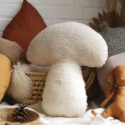 The Butter Flying Cushions>Mushroom Cushion - Beige