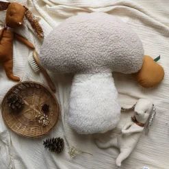 The Butter Flying Cushions>Mushroom Cushion - Beige