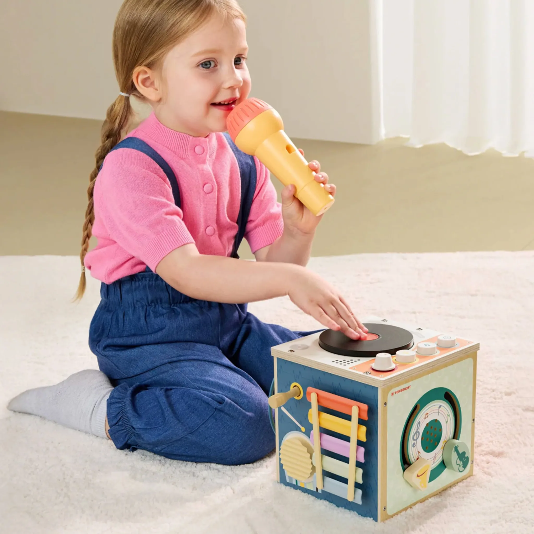 Kids Top Bright Music Activity Cube