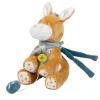 Kids Nattou Luminous & Musical Plush Toy|Musical Toys>Musical Cuddly Leo the donkey 9"
