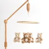 Living Textiles Mobiles|Mobiles>Musical Mobile Cuddly Bear