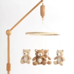 Living Textiles Mobiles|Mobiles>Musical Mobile Cuddly Bear