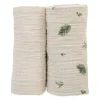 Kids House of Elia Blankets|Blankets>Muslin Blanket (2) - Fern