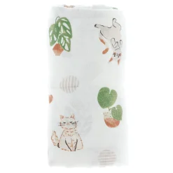 Kids Bebe Confort Muslin Blanket Bamboo - Cat