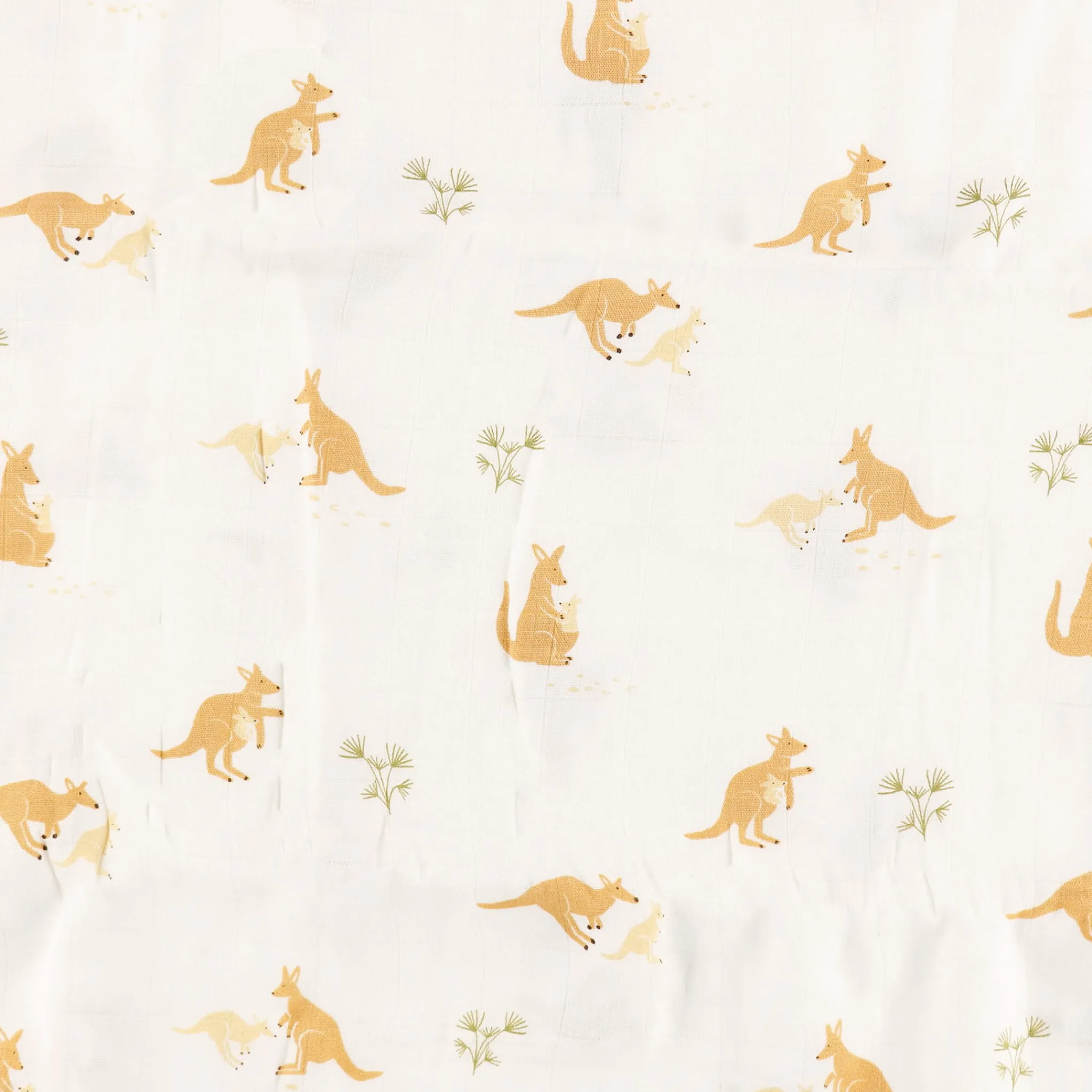 Kids Bebe Confort Blankets|Blankets>Muslin Blanket Bamboo Kangaroos - Special Edition CHU Sainte‑Justine Foundation