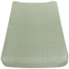 Perlimpinpin Changing Tables|Changing Pad Covers>Muslin Changing Pad - Khaki
