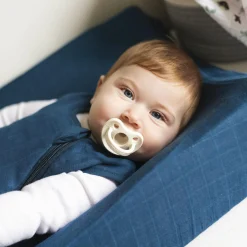 Perlimpinpin Muslin Changing Pad - Navy