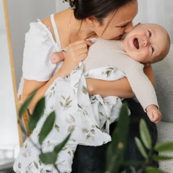 Kids Perlimpinpin Muslin Leaf Blanket