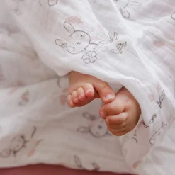 Kids Perlimpinpin Muslin Rabbit Blanket