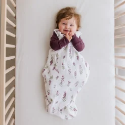 Perlimpinpin Sleep Bags|Pyjamas>Muslin Sleep Bag 0-36 months - Lavender