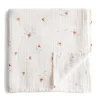 Kids Mushie Muslin Swaddle Blanket - Boats