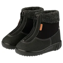 Kuoma Boots & Booties>Musta Fleece Collar Boots Sizes 19-24