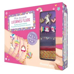 Kids Auzou Diy & Activities>My Neon Unicorn Bracelets