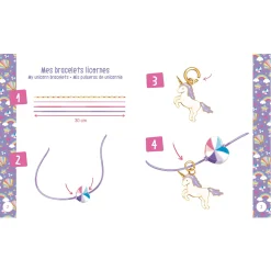 Kids Auzou Diy & Activities>My Neon Unicorn Bracelets