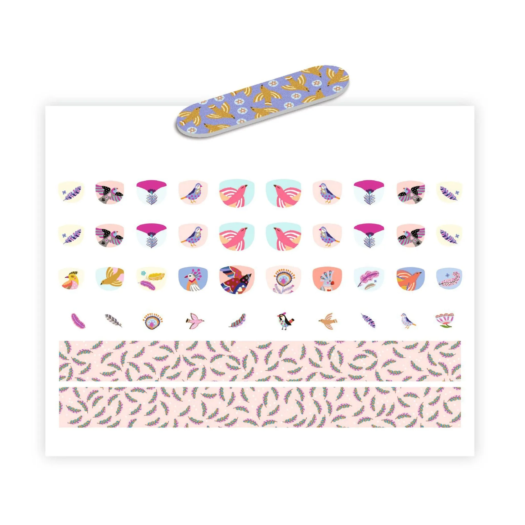Kids Djeco Diy & Activities>Nail Stickers - Feathers