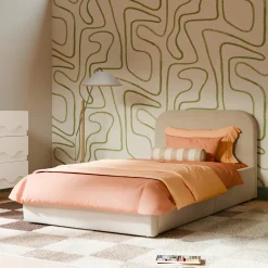 Babyletto Nara Twin Bed - Performance Beach Eco-Weave