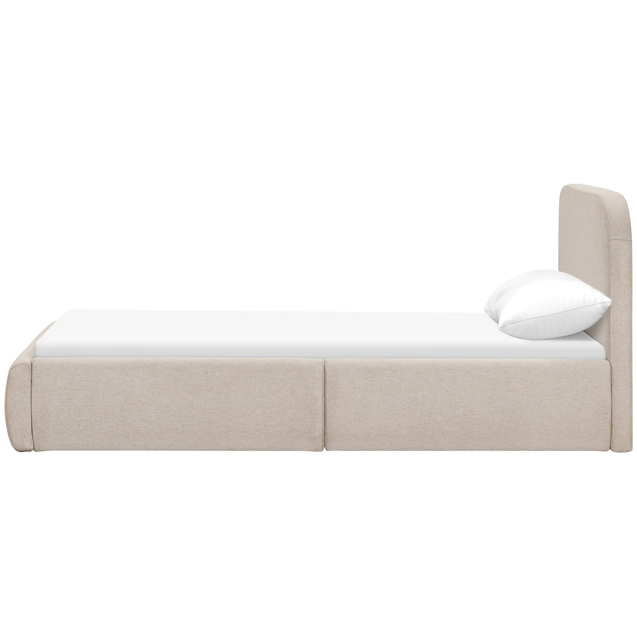 Babyletto Nara Twin Bed - Performance Beach Eco-Weave