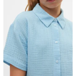 Kids Vero Moda Natali Crop Shirt 8-14y