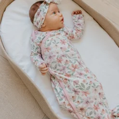 Copper Pearl Natalie-newborn Knotted Gown