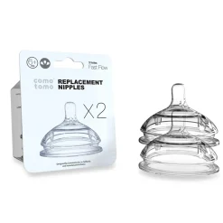 Como Tomo Breastfeeding|Bottles & Nipples>Natural Silicone Nipple 6m+ - Fast Flow