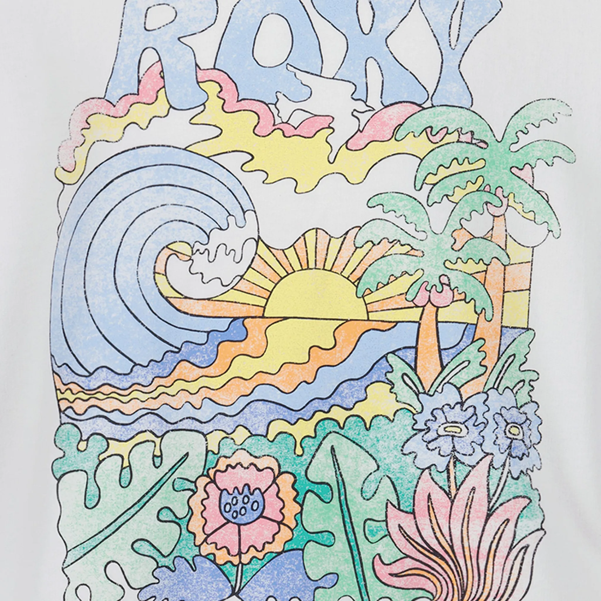 Kids Roxy Nature Oversized Crew 7-16