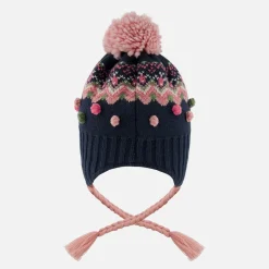 Kids Deux par Deux Beanies>Jacquard Knit Hat 2-14