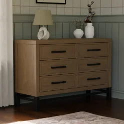 Franklin et Ben Newbern 6-Drawer Assembled Dresser - Driftwood