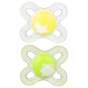 Mam Baby Pacifiers & Clips|Pacifiers & Clips>Newborn Anatomical Pacifier (2) - Yellow