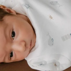 Perlimpinpin Newborn Bamboo Ocean Sleep Bag