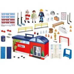 Kids Playmobil Nhl Take Along Arena
