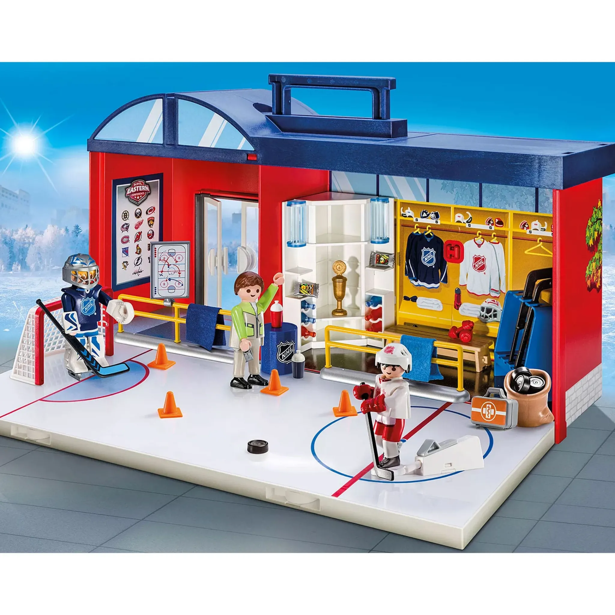 Kids Playmobil Nhl Take Along Arena