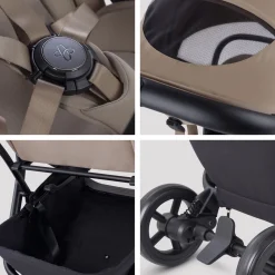 Kids Silver Cross Nia Stroller - Champagne