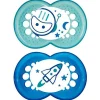 Mam Baby Pacifiers & Clips|Pacifiers & Clips>Night Orthodontic Pacifier 6m+ (2) - Blue Glow in the Dark