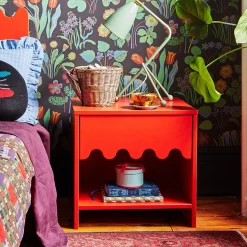 Oeuf Night Stand Moss - Red