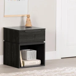 South Shore Nightstand - Hourra Gray Oak