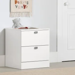 South Shore Nightstands>Nightstand Spark - White