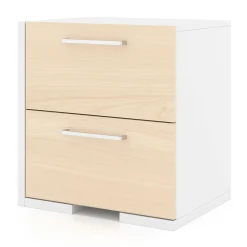 Meuble Meq Nightstand - White Natural