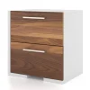 Meuble Meq Nightstand - White Walnut