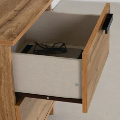 South Shore Nightstand with 2 Drawers - Cavalleri Nordik Oak