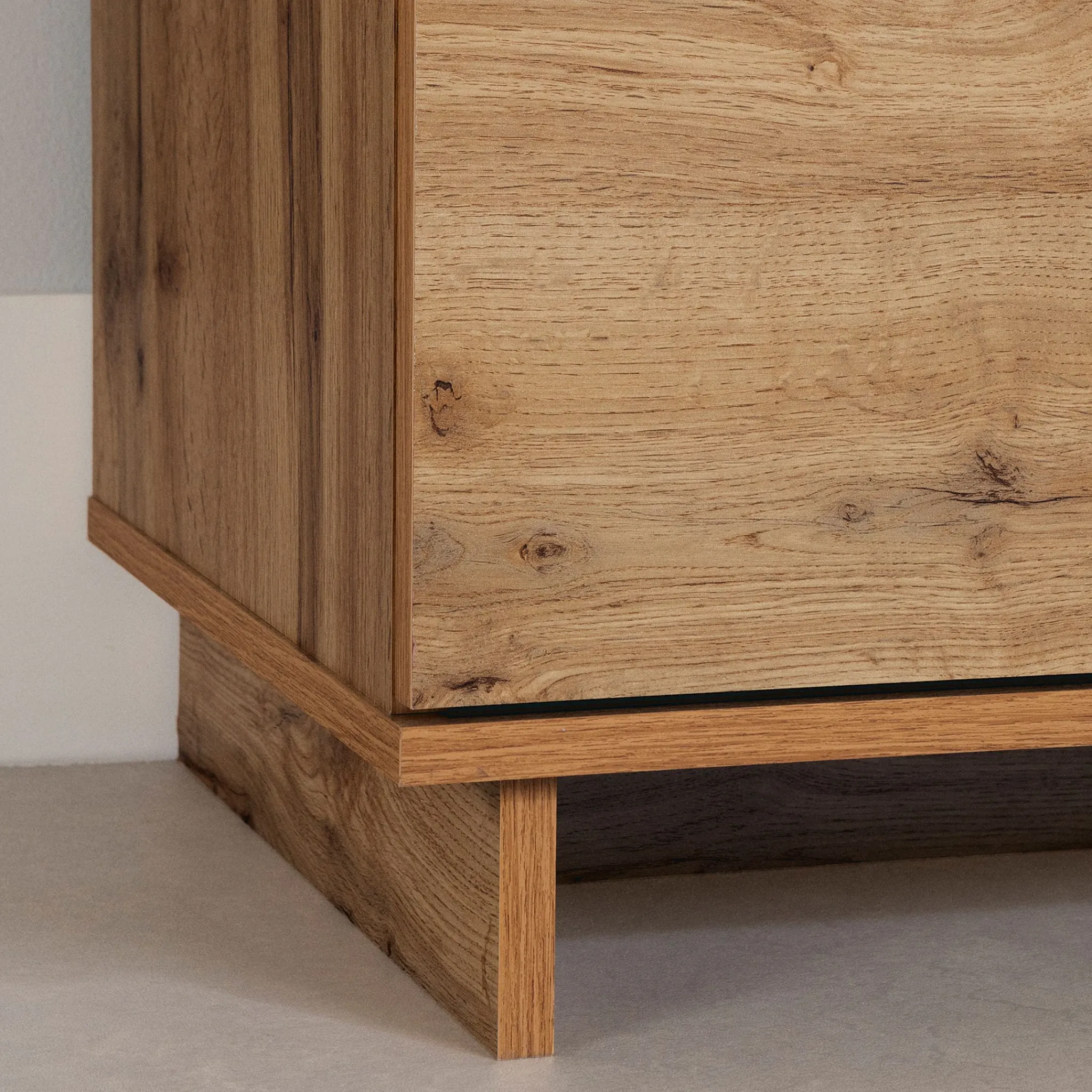 South Shore Nightstand with 2 Drawers - Cavalleri Nordik Oak