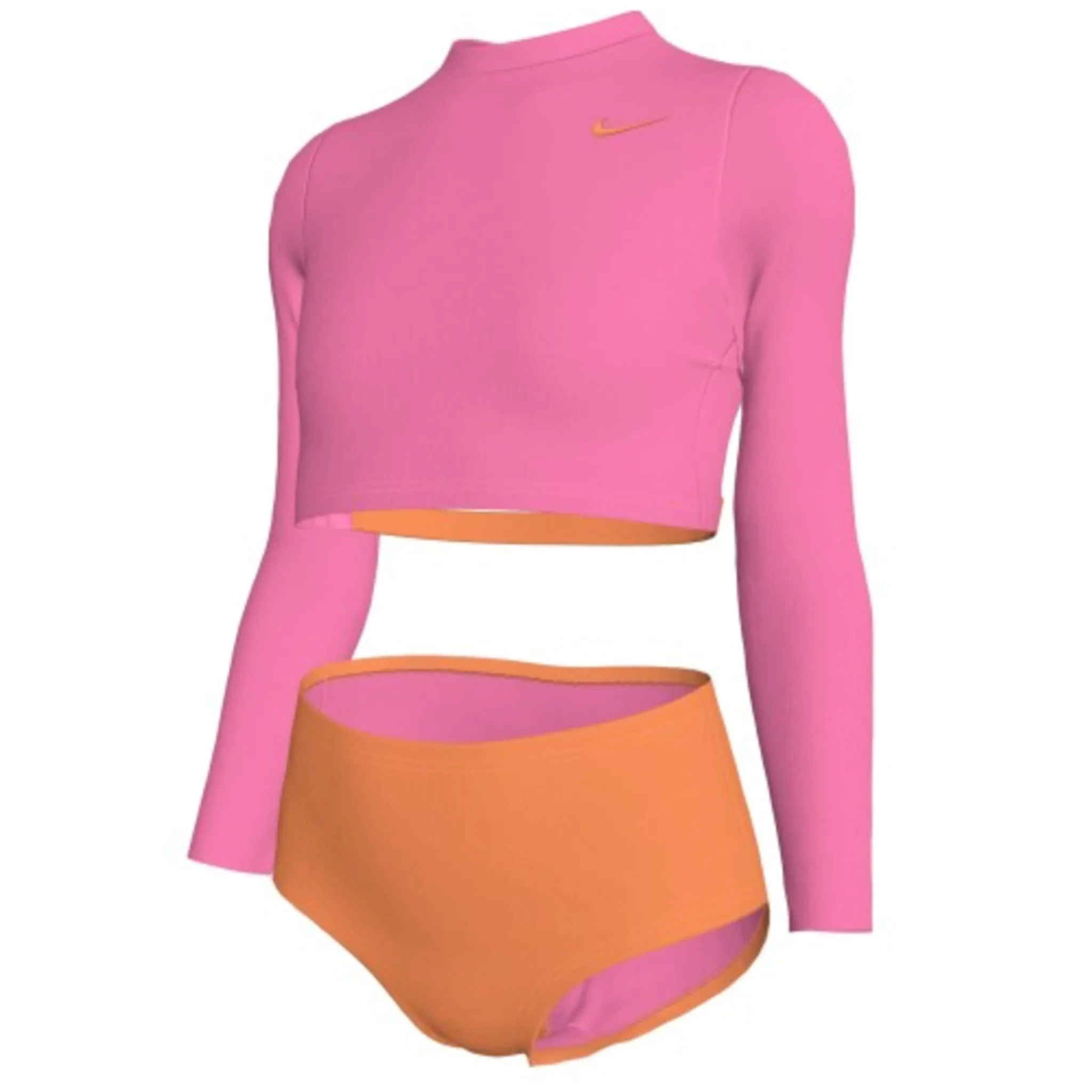 Kids Nike Swimsuits>Color Block Swimsuit 8-16y