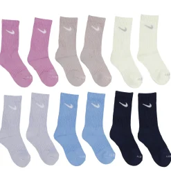 Kids Nike Socks|Underwear & Socks>Crew Socks (6) Sizes 7e-10e