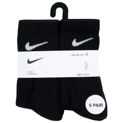 Kids/BOY Nike Crew Socks (6) Sizes 7e-10e