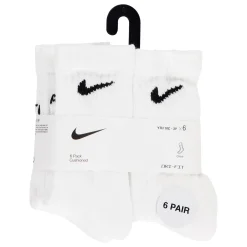 Kids/BOY Nike Crew Socks (6) Sizes 7e-10e
