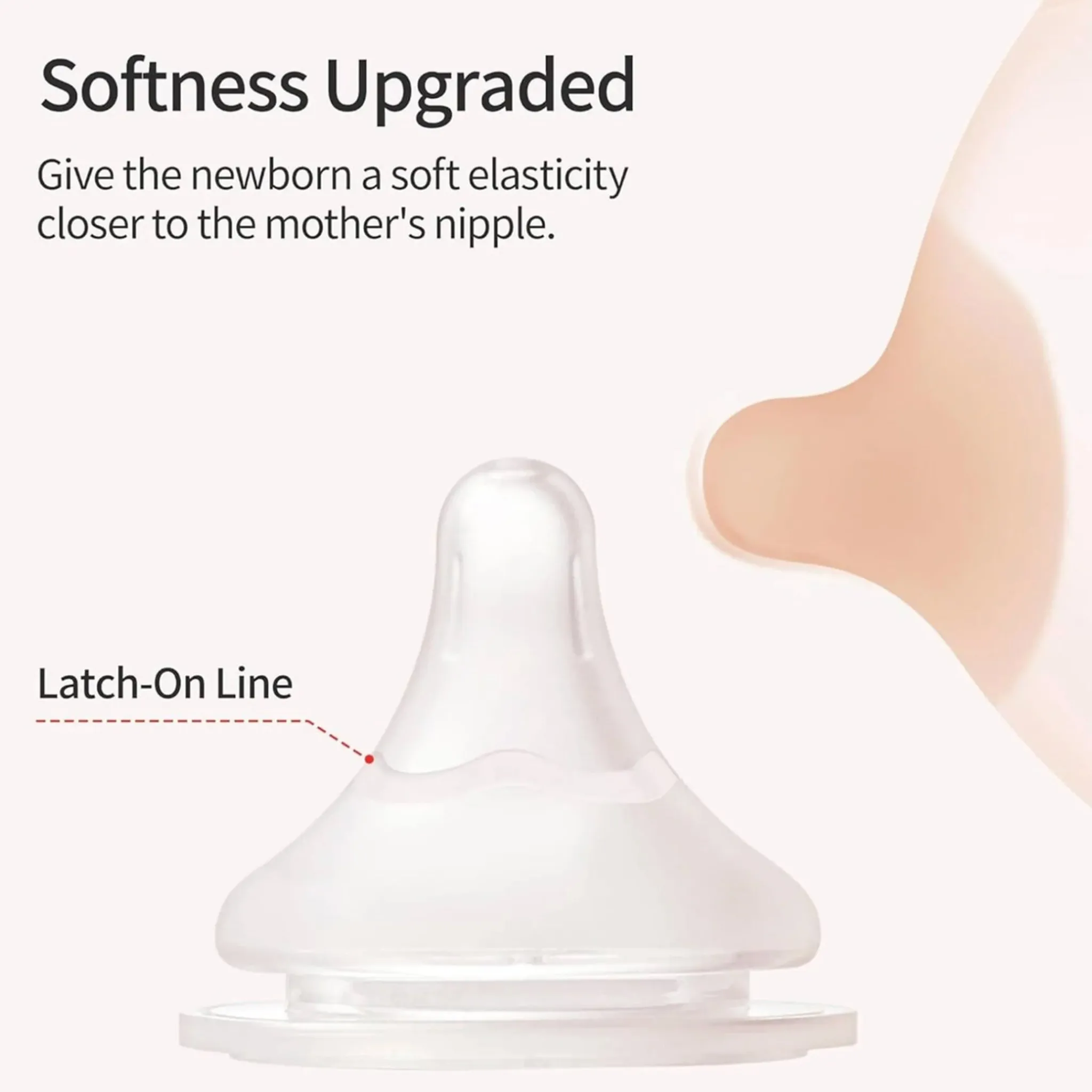 Pigeon Breastfeeding|Bottles & Nipples>Nipple (3) 3m+ M