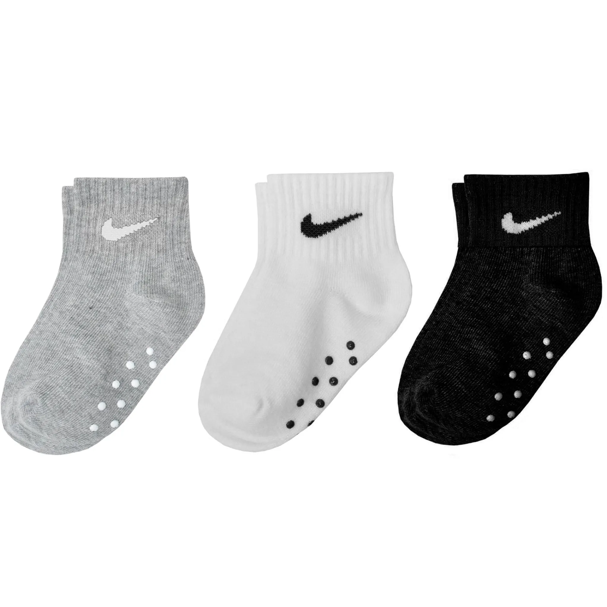 BOY Nike No Slip Socks 3-pack 2-4y