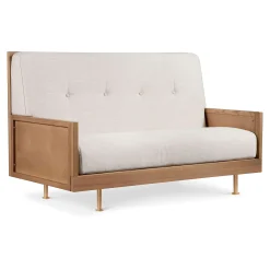 Nursery Works Novella Crib with Toddler Bed Conversion Kit - Stained Ash / Ivory