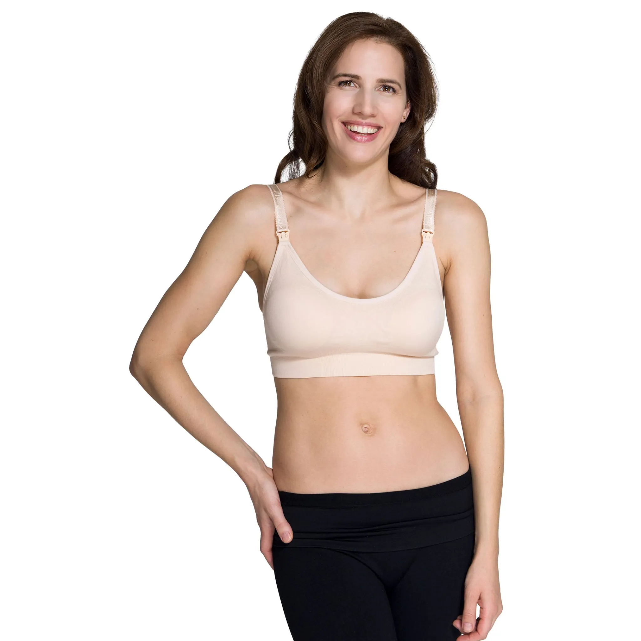 Momzelle Nude Seamless Nursing Bra
