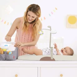 Skip Hop Nursery Style Wipe-Clean Changing Pad - Oat